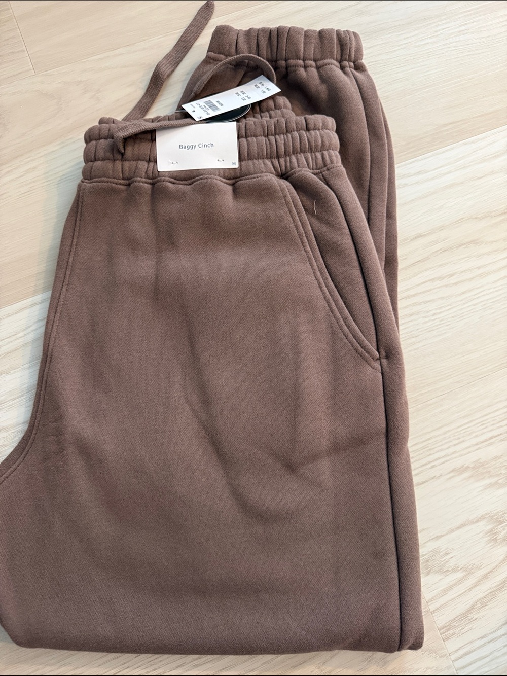 Hollister Brown Baggy Cinch Joggers